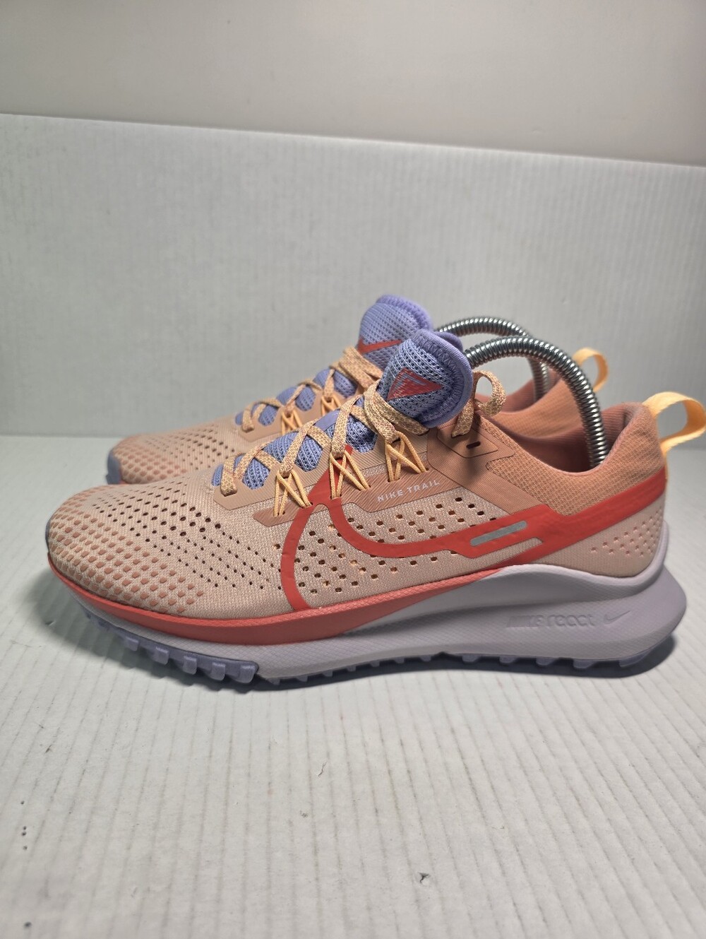 Women Nike React Pegasus Trail 4 Shoes Arctic Orange/Magic Amber Size 8.5